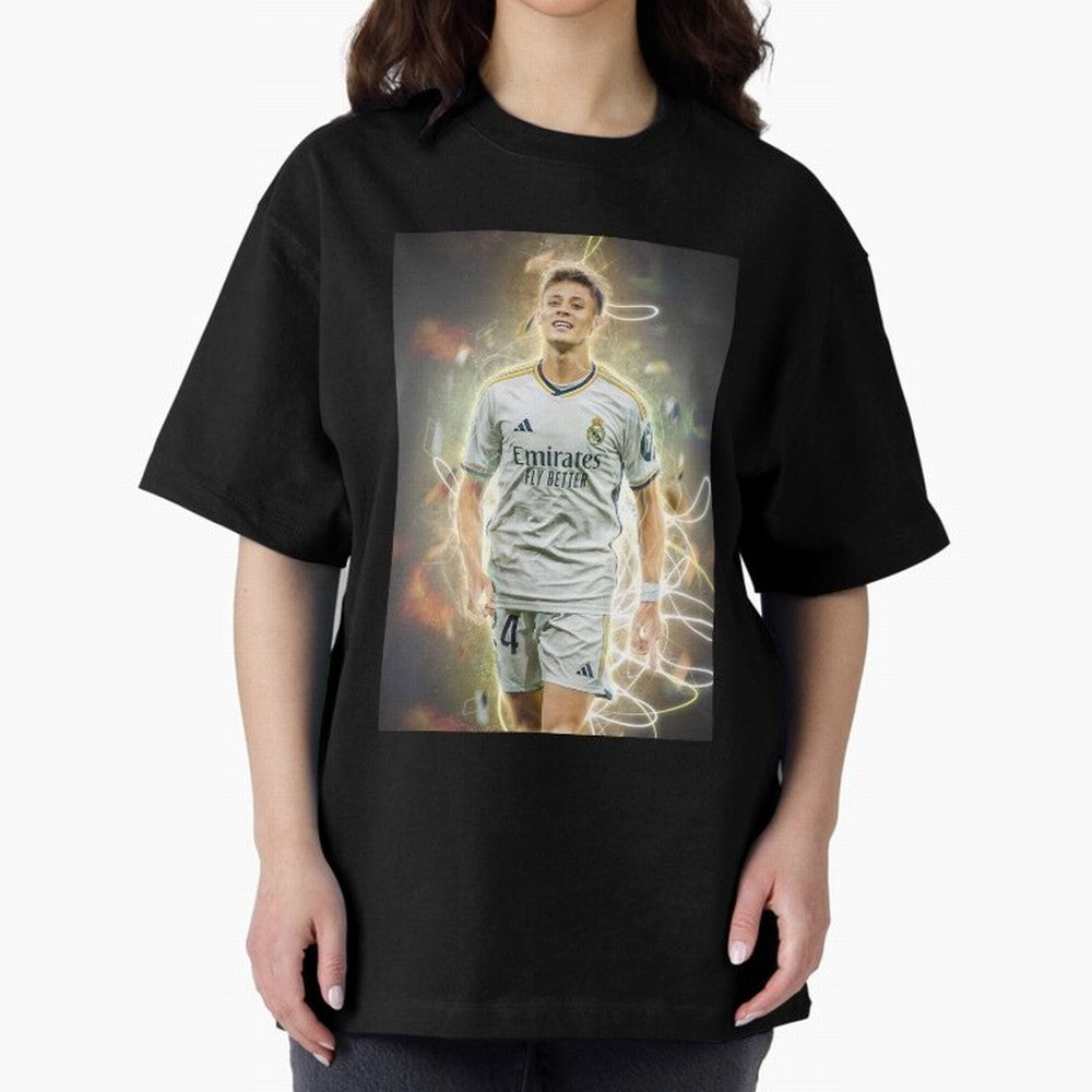 Arda Guler Oversized T-Shirt Spotlight the FIFA World Cup 2026 Group Stage Journey through Messi, Neymar and Mbappe Highlights, France Pride, Worldwide Fan Energy, Dramatic Goals, Stadium Lights and Championship Celebrations; Perfect for Supporters