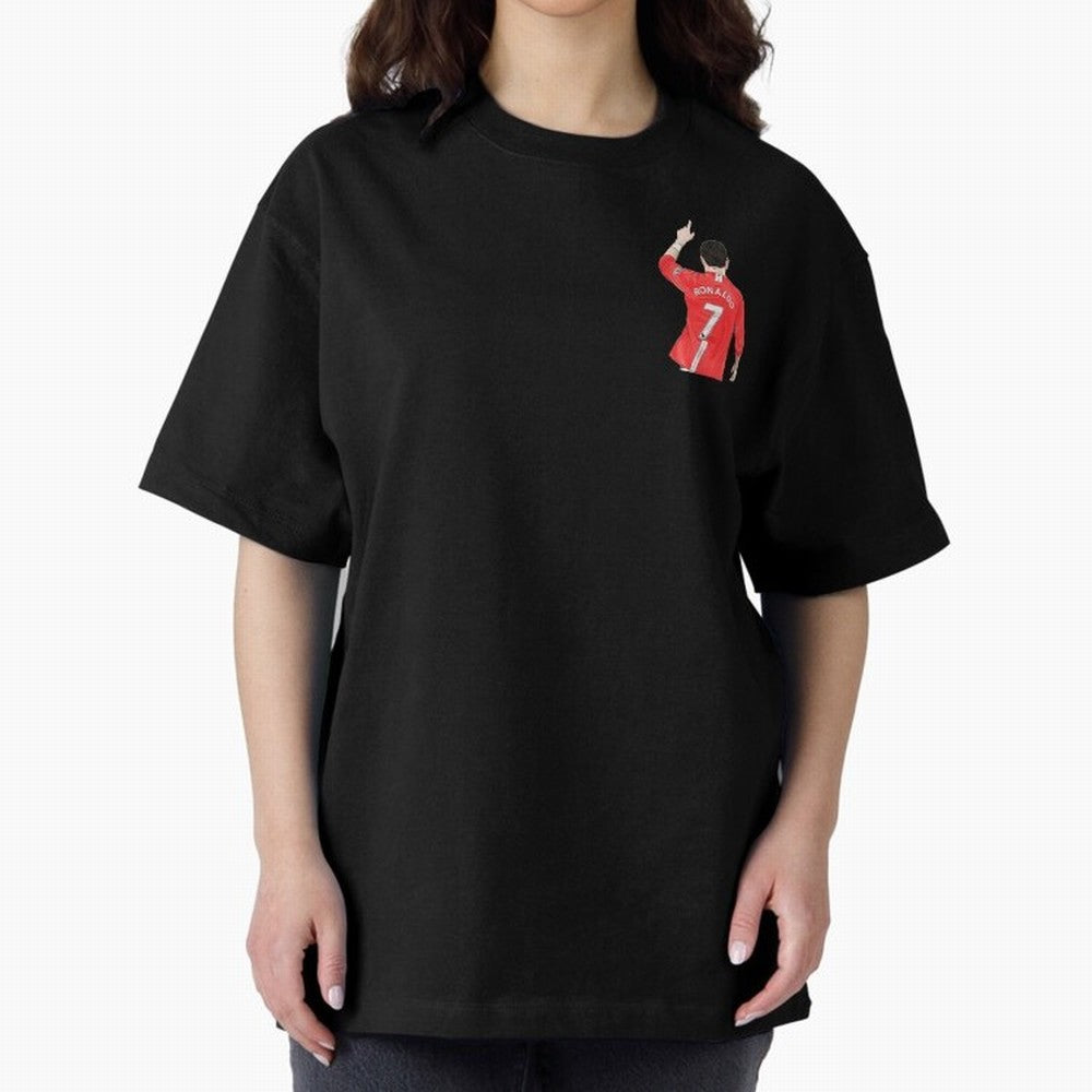 Cristiano Ronaldo CR7 Oversized T-Shirt Back the Journey through FIFA World Cup 2026 for Fans of Messi, CR7 and Mbappe and Germany, Bringing Game Day Rituals, Football Legends, Country Pride and the Road to the Final; Created for Match Day Parties,