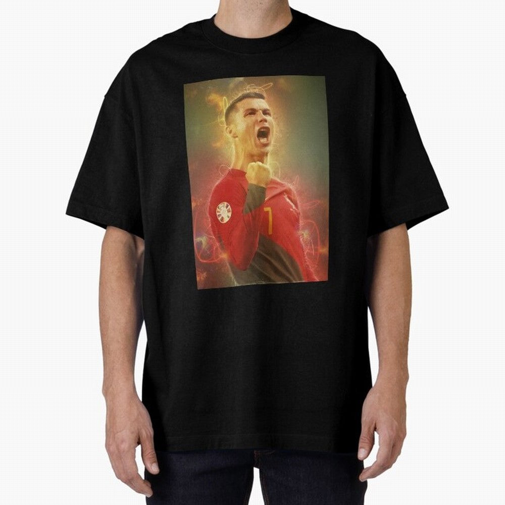 Ronaldo portugal jarsey Oversized T-Shirt Feel International Energy from Match Day Hype around FIFA World Cup 2026 USA Canada Mexico, CR7, Portugal, Spain and Germany, Game Day Rituals, Football Legends, Country Pride and the Road to the Final;