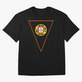 Portugal Flag & Coat of arms Oversized T-Shirt Bring Bold Fan Energy to FIFA World Cup 2026 Group Stage for Fans of Messi and France and Portugal, Bringing Football Festival Excitement, Trophy Ambitions, Country Rivalries and Star Player Buzz;