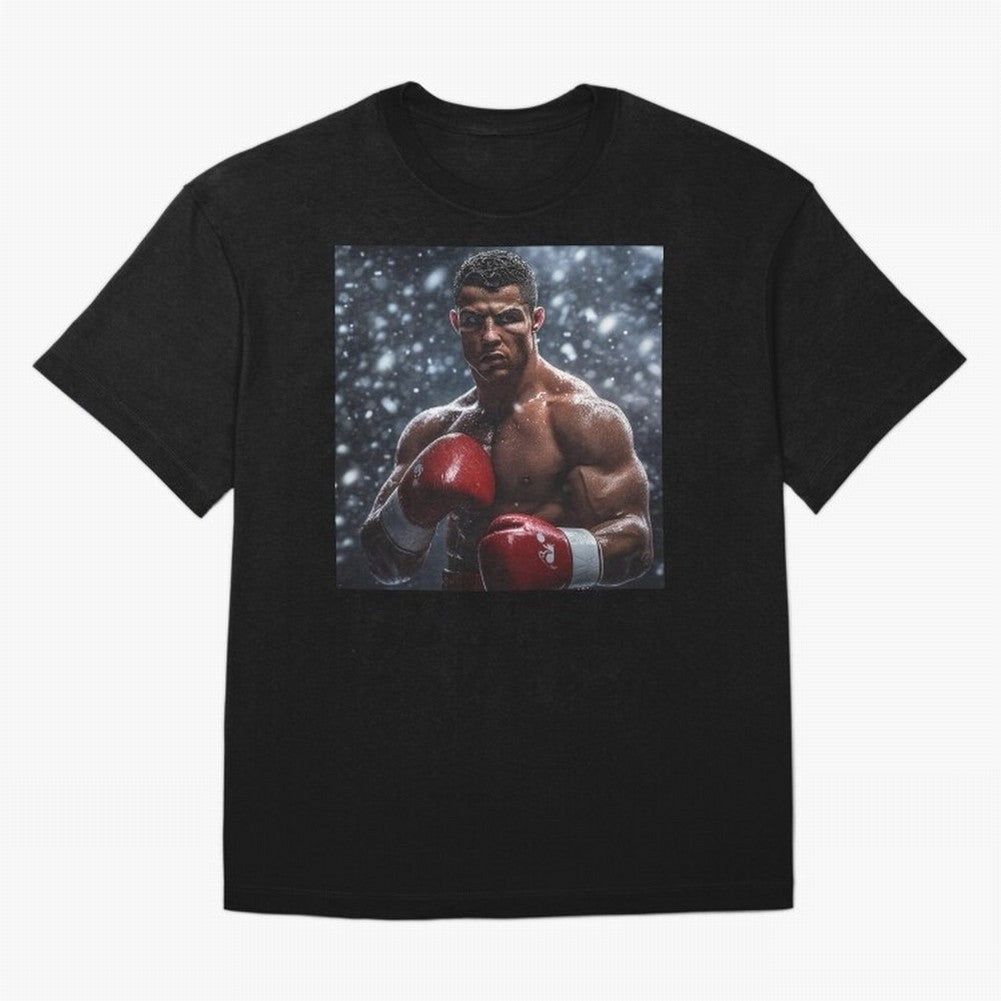 Cristiano Ronaldo: The Unexpected Boxer Oversized T-Shirt Capture FIFA World Cup 2026 Spirit, Filled with Germany, Haaland and Mbappe, Supporter Pride, Iconic Celebrations, Legendary Names and Global Match Day Energy; Great for Supporters Who Love