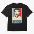 Ronaldo Siuu! - Hope Oversized T-Shirt Support the Legends of FIFA World Cup 2026 Group Stage for Fans of Messi and Germany, Bringing Vintage Soccer Flavor, Modern Football Stars, National Flags and Final Night Emotion; Perfect for Supporters Who