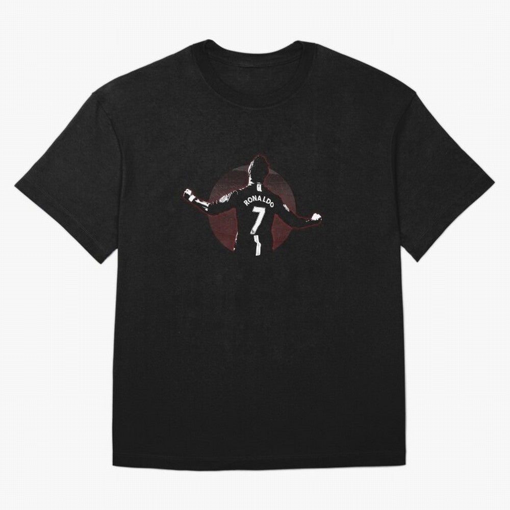 THE GOAT, Cristiano Ronalndo Oversized T-Shirt Celebrate Golden Goal Energy in Global Football Passion for FIFA World Cup 2026, Highlighting Mbappe, Spain and Netherlands, Retro Football Energy, Iconic Rivalries, Trophy Chase Drama and Stadium