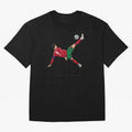 Ronaldo 910 Goal Bicycle Kick Oversized T-Shirt Fuel Your Fan Pride for Global Football Passion for FIFA World Cup 2026 USA Canada Mexico, with Messi, Neymar and Mbappe, Argentina, France and Brazil, Match Day Excitement, Supporter Culture, Golden