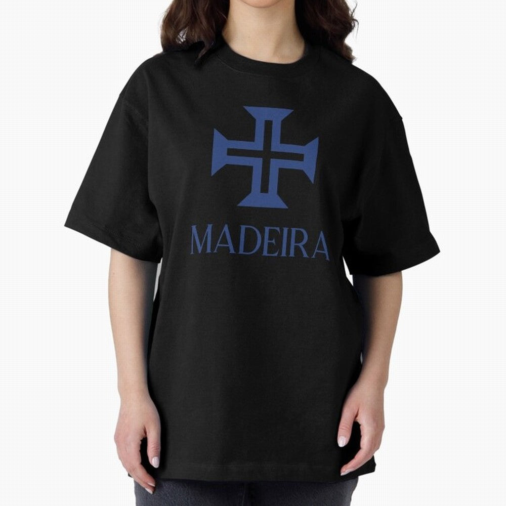 Madeira blue Oversized T-Shirt Create Global Football Passion for FIFA World Cup 2026, Highlighting Cristiano Ronaldo, Haaland and CR7, England and Germany, Soccer Culture, Superstar Moments, National Team Dreams and Competitive Fire; Great for