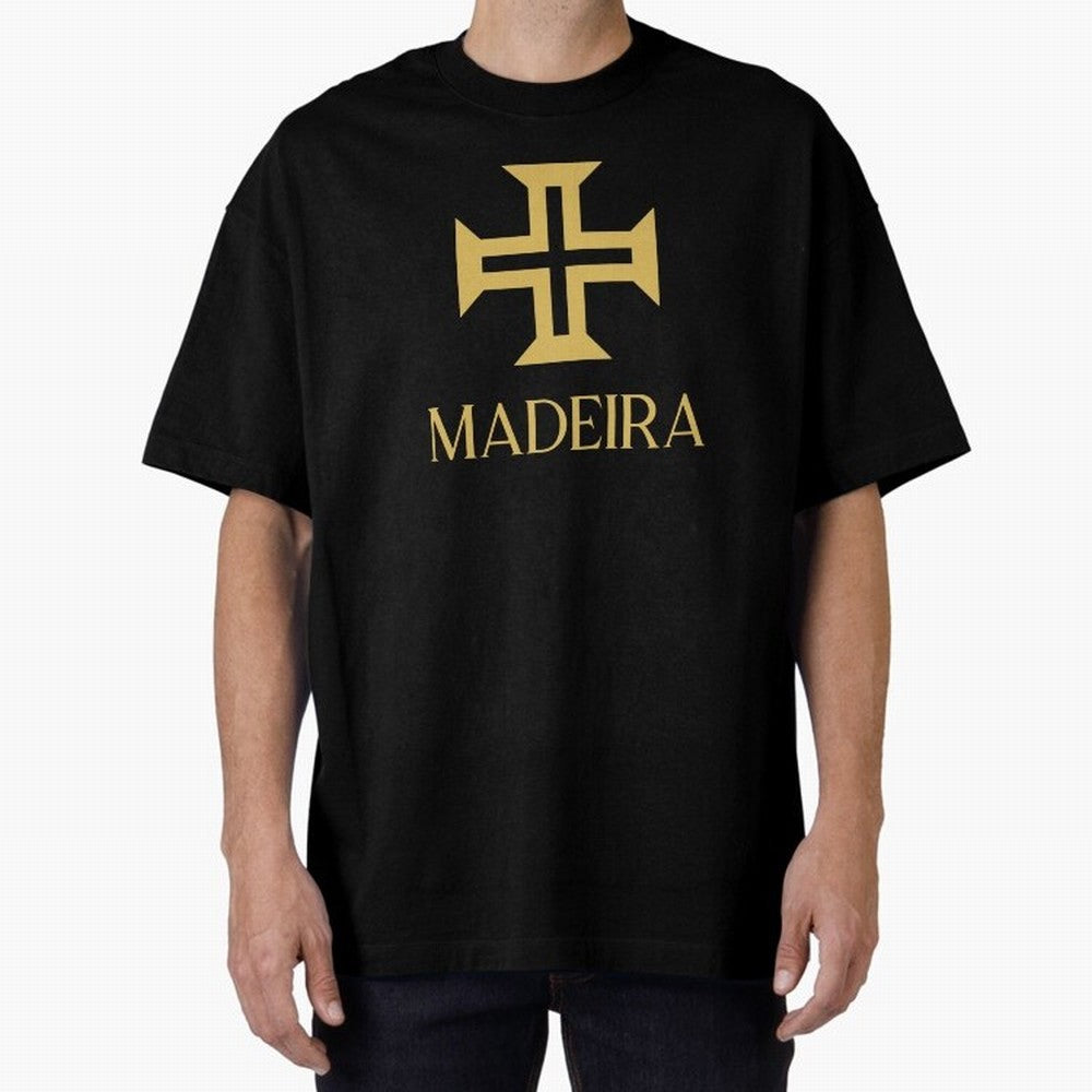 Madeira gold Oversized T-Shirt Represent Football Lovers during the FIFA World Cup 2026 Group Stage Journey through CR7 Highlights, England Pride, Retro Football Energy, Iconic Rivalries, Trophy Chase Drama and Stadium Atmosphere; Great for Watch