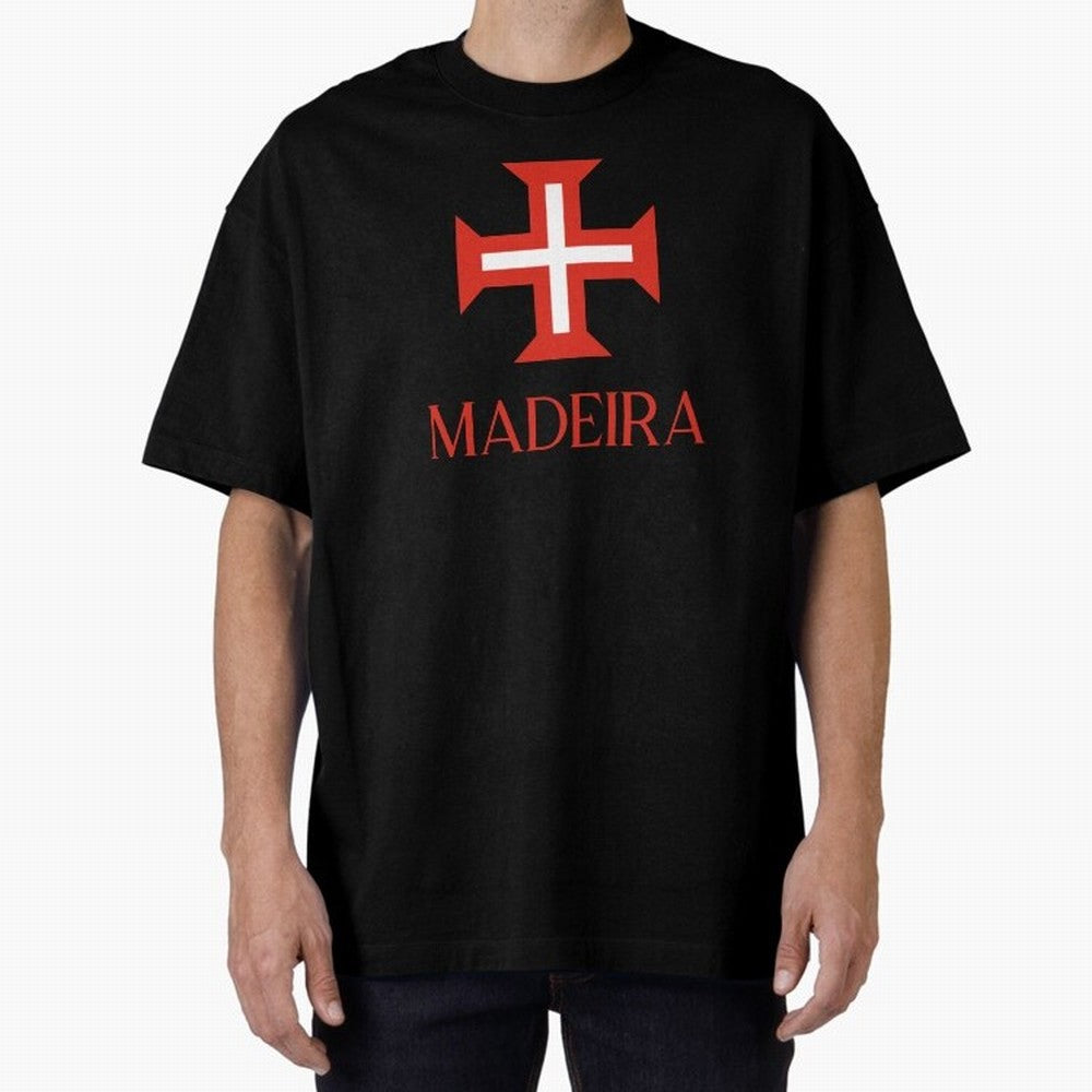 Madeira red Oversized T-Shirt Feel FIFA World Cup 2026 USA Canada Mexico Built around CR7 and Messi, Brazil Energy, Global Supporter Spirit, Legendary Goals, National Colors and Tournament Celebration; Built for Supporters Chasing Trophy Dreams,