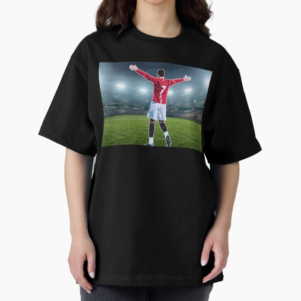 Ronaldo Oversized T-Shirt Bring Global Tournament Vibes to FIFA World Cup 2026 Group Stage Featuring Haaland, Argentina, France and Brazil Energy, Supporter Pride, Iconic Celebrations, Legendary Names and Global Match Day Energy; Perfect for People