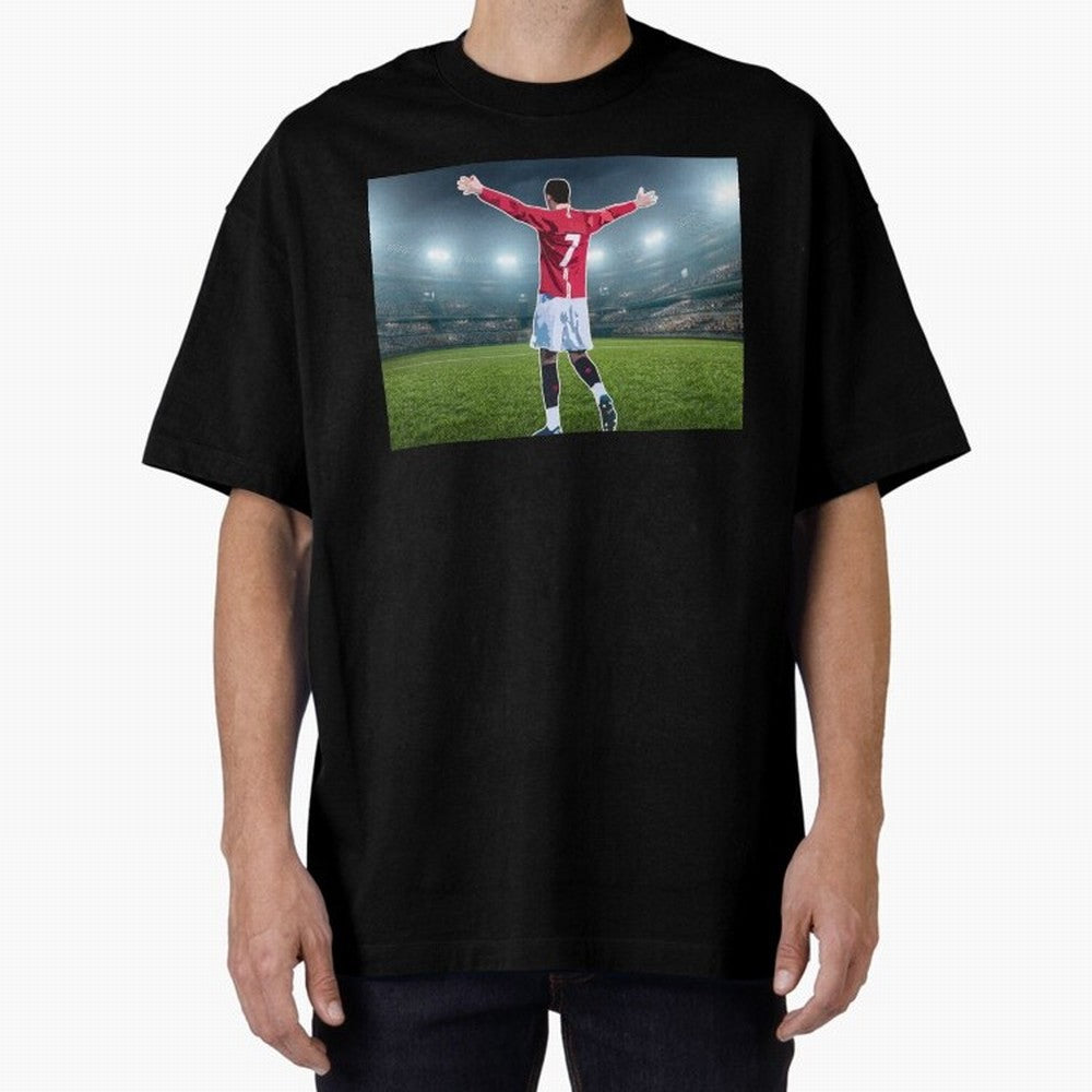 Ronaldo Oversized T-Shirt Bring Global Tournament Vibes to FIFA World Cup 2026 Group Stage Featuring Haaland, Argentina, France and Brazil Energy, Supporter Pride, Iconic Celebrations, Legendary Names and Global Match Day Energy; Perfect for People