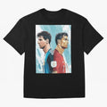 Lionel Messi and Cristiano Ronaldo Oversized T-Shirt Celebrate Global Passion for FIFA World Cup 2026 Group Stage for Fans of Neymar, Haaland and Cristiano Ronaldo and Portugal, Spain and Germany, Bringing Football Festival Excitement, Trophy