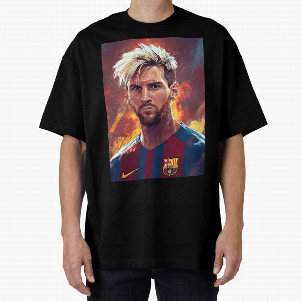 Lionel Messi Oversized T-Shirt Feel the Roar of FIFA World Cup 2026 Made for Messi, Netherlands Energy, Fan Favorite Moments, National Team Passion, Big Match Drama and Soccer History; Perfect for Supporters Who Want Bold Football Energy, Global