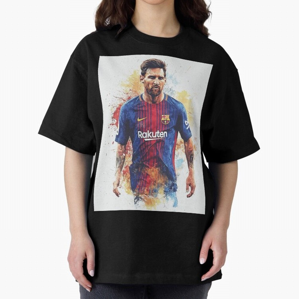 Lionel Messi Oversized T-Shirt Remember FIFA World Cup 2026 for Fans of Messi, CR7 and Mbappe and Brazil, Portugal and Argentina, Bringing Tournament Hype, Historic Matchups, Family Viewing Parties and Global Sports Pride; Created for Match Day