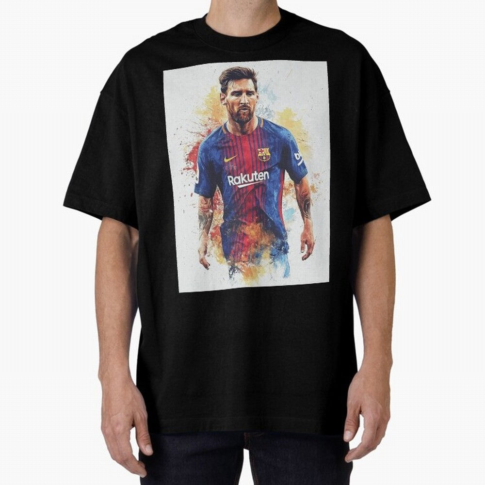 Lionel Messi Oversized T-Shirt Remember FIFA World Cup 2026 for Fans of Messi, CR7 and Mbappe and Brazil, Portugal and Argentina, Bringing Tournament Hype, Historic Matchups, Family Viewing Parties and Global Sports Pride; Created for Match Day