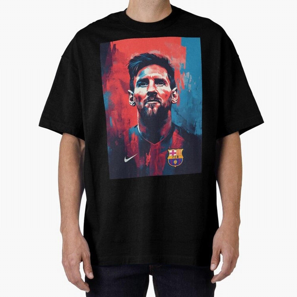 Lionel Messi Oversized T-Shirt Show Your Tournament Heart for the FIFA World Cup 2026 Journey through Mbappe and Neymar Highlights, Netherlands Pride, Supporter Pride, Iconic Celebrations, Legendary Names and Global Match Day Energy; Made for