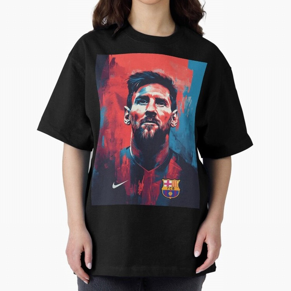 Lionel Messi Oversized T-Shirt Show Your Tournament Heart for the FIFA World Cup 2026 Journey through Mbappe and Neymar Highlights, Netherlands Pride, Supporter Pride, Iconic Celebrations, Legendary Names and Global Match Day Energy; Made for