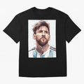 Lionel Messi Oversized T-Shirt Create the FIFA World Cup 2026 Group Stage Journey through Cristiano Ronaldo Highlights, Brazil Pride, Stadium Memories, Football Loyalty, International Chants and Championship Tradition; Perfect for Supporters Who
