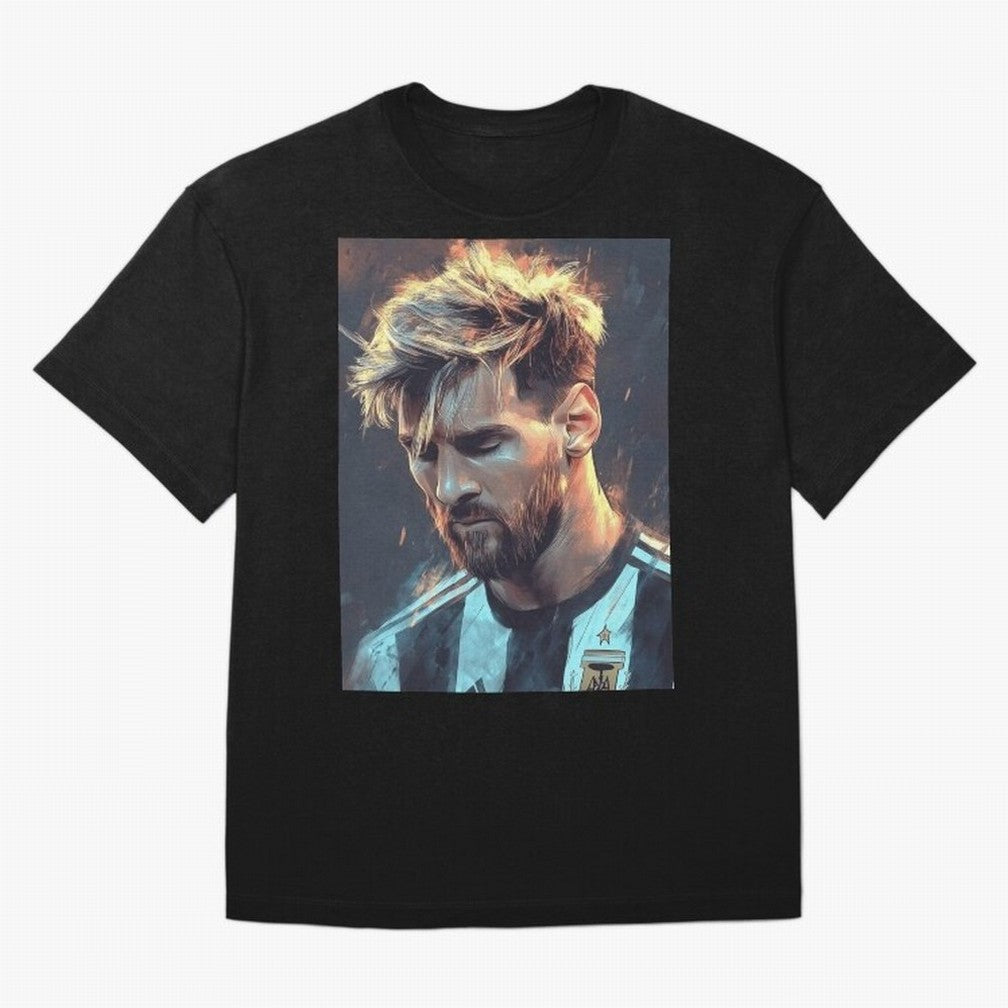 leo Messi Oversized T-Shirt Celebrate the Road through FIFA World Cup 2026 Filled with Messi, France and Portugal Energy, Football Festival Excitement, Trophy Ambitions, Country Rivalries and Star Player Buzz; Ideal for Football Dads, Football