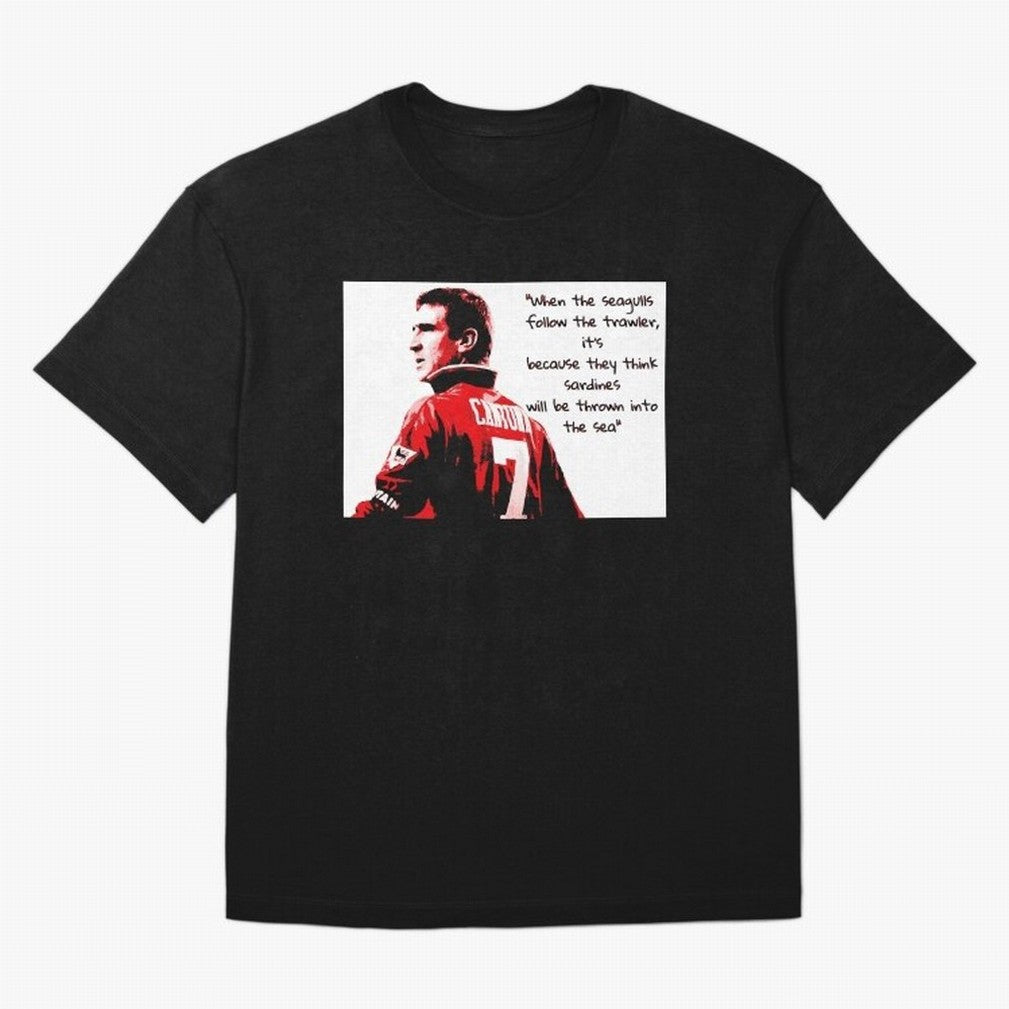 Eric Cantona - When the seagulls follow the trawler Oversized T-Shirt Bring a Vintage Feel to FIFA World Cup 2026 Group Stage Inspired by Messi and Cristiano Ronaldo, Argentina Energy, Football Festival Excitement, Trophy Ambitions, Country