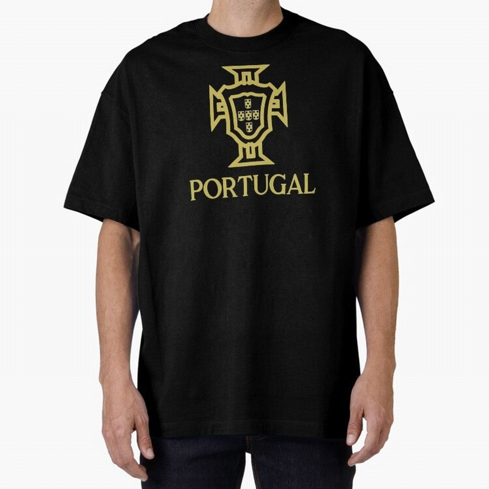 Portugal Oversized T-Shirt Experience the Global Stage of Match Day Hype around FIFA World Cup 2026 Group Stage, Messi and Cristiano Ronaldo, France and Portugal, Fan Favorite Moments, National Team Passion, Big Match Drama and Soccer History;