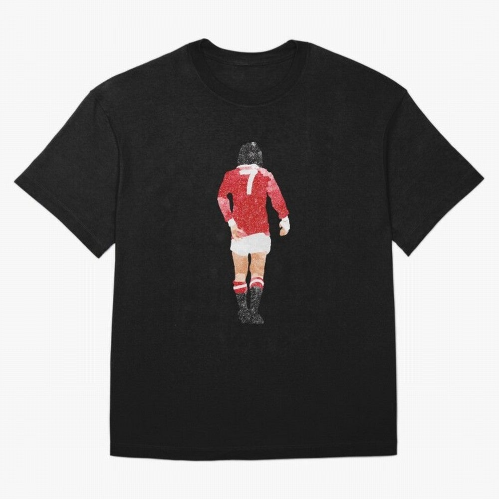 George Best watercolour Manchester United Football Northern Ireland Legend number 7 Man United Red D Oversized T-Shirt Turn Every Weekend Toward the FIFA World Cup 2026 USA Canada Mexico Journey through Haaland and Mbappe Highlights, Argentina and