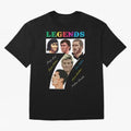 LEGENDS OF FOOTBALL Oversized T-Shirt Celebrate the Road through FIFA World Cup 2026 USA Canada Mexico Capturing Cristiano Ronaldo, Haaland and CR7, Argentina and Brazil Energy, Football Festival Excitement, Trophy Ambitions, Country Rivalries and