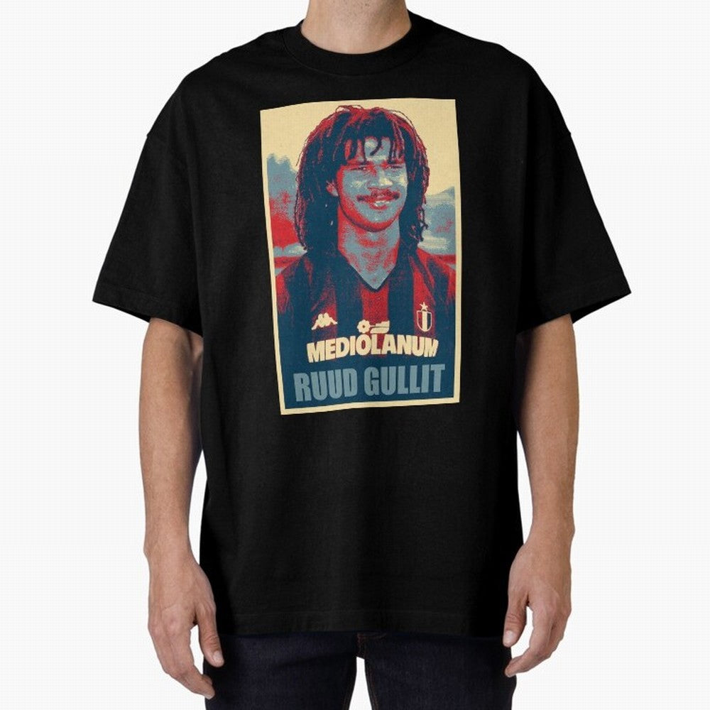 Ruud Gullit Oversized T-Shirt Honor the FIFA World Cup 2026 USA Canada Mexico Journey through Haaland and Mbappe Highlights, France Pride, Goal Celebration Energy, Supporter Heritage, Football Icons and Worldwide Tournament Joy; Created for Match