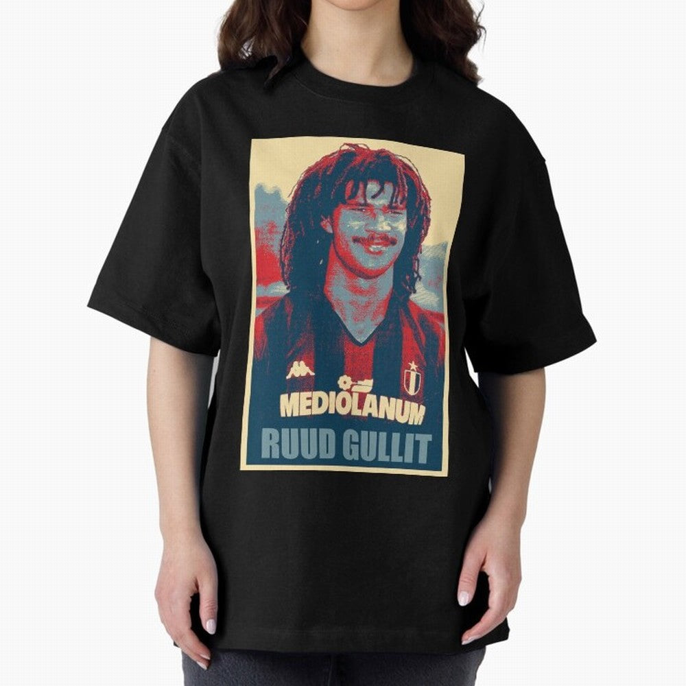 Ruud Gullit Oversized T-Shirt Honor the FIFA World Cup 2026 USA Canada Mexico Journey through Haaland and Mbappe Highlights, France Pride, Goal Celebration Energy, Supporter Heritage, Football Icons and Worldwide Tournament Joy; Created for Match