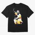 Pele Pop Art Oversized T-Shirt Represent FIFA World Cup 2026 USA Canada Mexico Driven by Mbappe and Neymar, Spain Energy, Game Day Rituals, Football Legends, Country Pride and the Road to the Final; Ideal for Fans Who Follow Messi, Cristiano