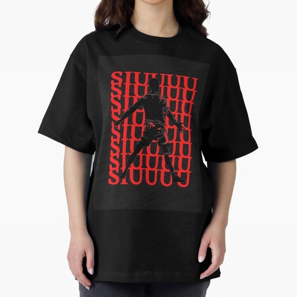 cristiano ronaldo siuuu Oversized T-Shirt Show Love for Legendary Goals in Global Football Passion for FIFA World Cup 2026, Built around CR7, Argentina, Global Supporter Spirit, Legendary Goals, National Colors and Tournament Celebration; Great for
