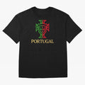 Portugal Tuga Gold Oversized T-Shirt Represent Football Lovers during FIFA World Cup 2026 USA Canada Mexico Spirit, Inspired by Portugal, CR7, Classic Soccer Heritage, Championship Pressure, Fan Loyalty and International Pride; Built for Supporters