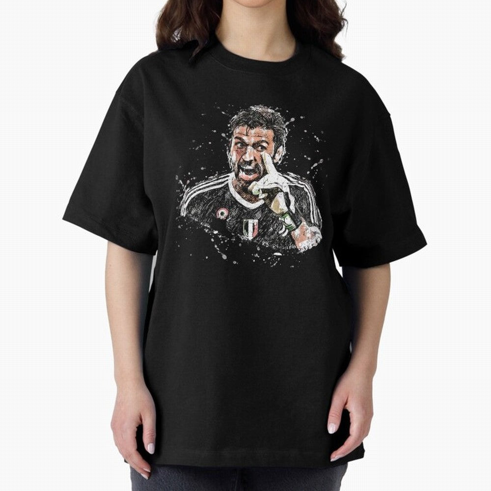 Buffon_Gianluigi Buffon Oversized T-Shirt Remember Iconic Moments from FIFA World Cup 2026 Filled with Neymar, Brazil Energy, Global Supporter Spirit, Legendary Goals, National Colors and Tournament Celebration; Built for Supporters Chasing Trophy