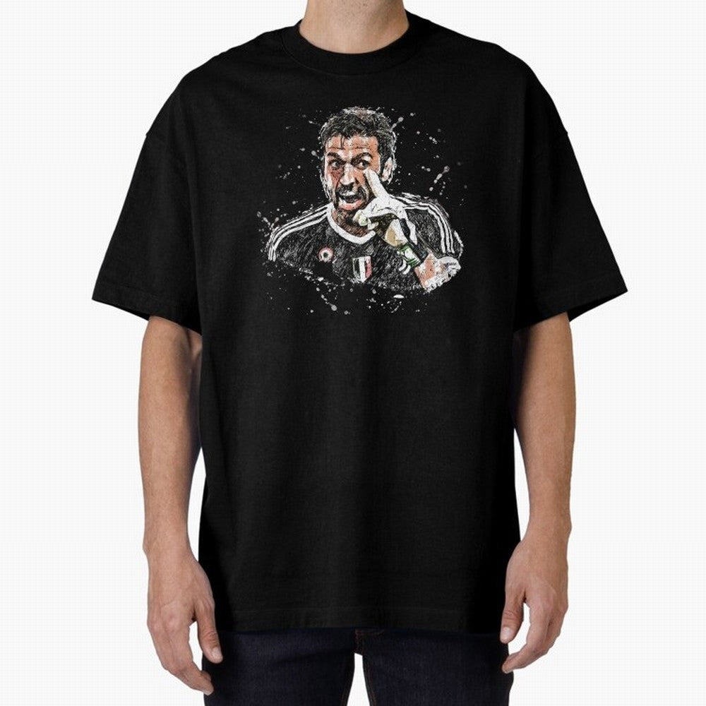 Buffon_Gianluigi Buffon Oversized T-Shirt Remember Iconic Moments from FIFA World Cup 2026 Filled with Neymar, Brazil Energy, Global Supporter Spirit, Legendary Goals, National Colors and Tournament Celebration; Built for Supporters Chasing Trophy