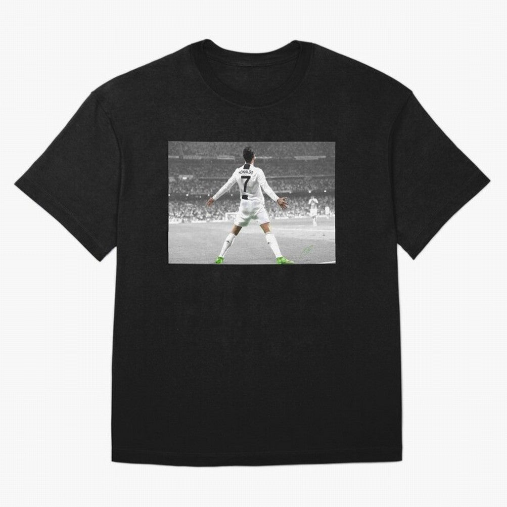 Cristiano Ronaldo Oversized T-Shirt Represent Football Lovers during FIFA World Cup 2026 Connected to CR7, Netherlands Energy, Classic Soccer Heritage, Championship Pressure, Fan Loyalty and International Pride; Great for Watch Parties, Sports