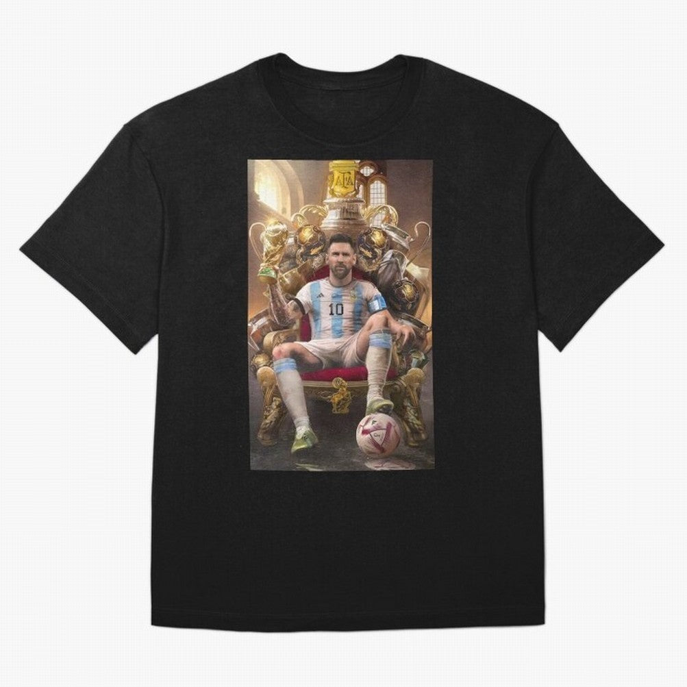 Lionel Messi Oversized T-Shirt Capture Stadium Memories from the FIFA World Cup 2026 Journey through Messi and Cristiano Ronaldo Highlights, Portugal, Spain and Germany Pride, Soccer Culture, Superstar Moments, National Team Dreams and Competitive