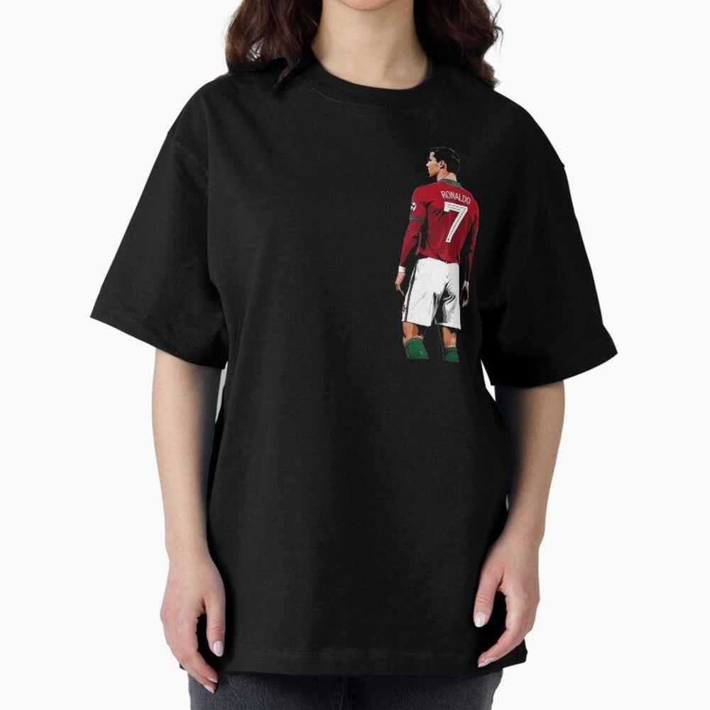 Cristiano Ronaldo inspired design Oversized T-Shirt Bring International Match Energy to FIFA World Cup 2026 Group Stage Spirit, Celebrating Argentina and Brazil, Haaland, Sports Nostalgia, International Competition, Famous Players and Unforgettable