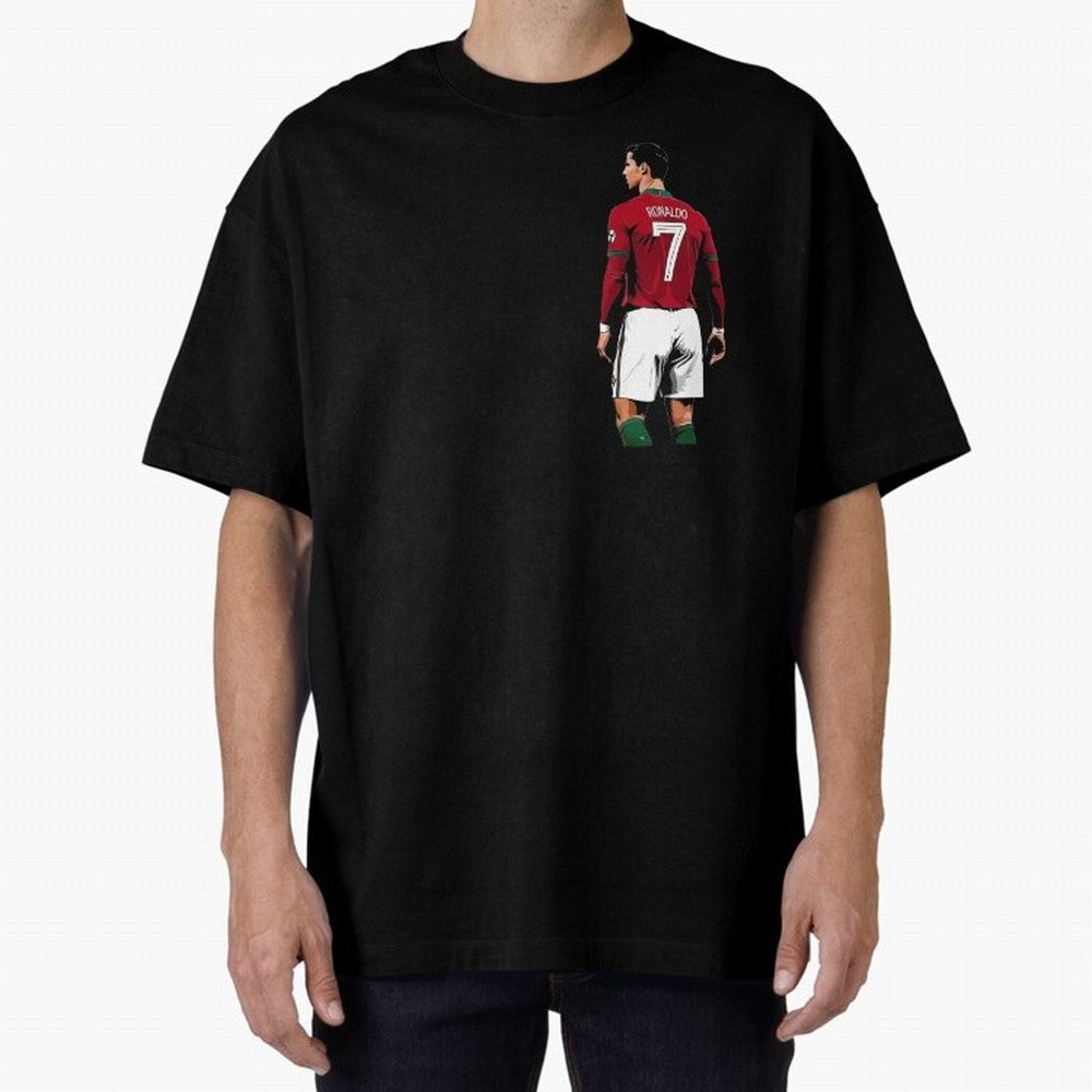 Cristiano Ronaldo inspired design Oversized T-Shirt Bring International Match Energy to FIFA World Cup 2026 Group Stage Spirit, Celebrating Argentina and Brazil, Haaland, Sports Nostalgia, International Competition, Famous Players and Unforgettable