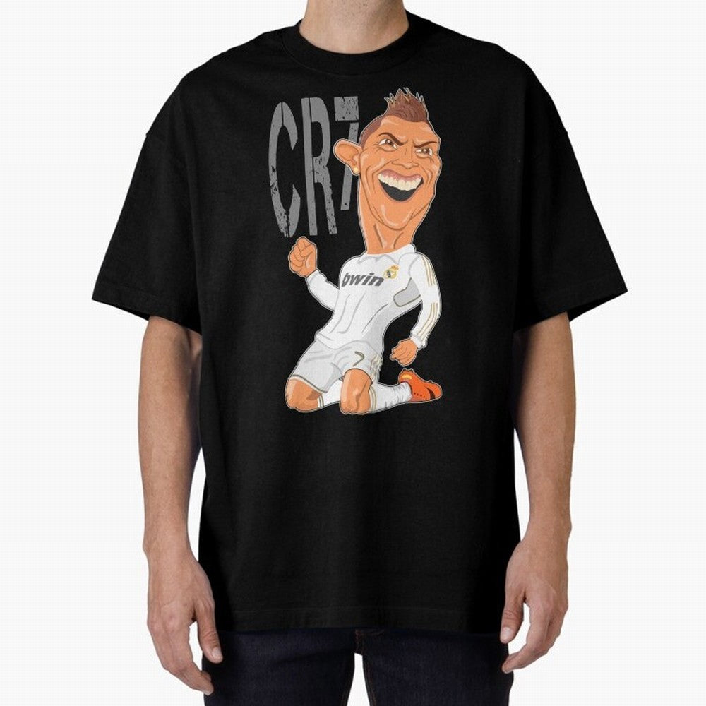 RONALDO Oversized T-Shirt Support Your Favorite Stars during FIFA World Cup 2026 for Fans of Messi, CR7 and Mbappe and England, Bringing Soccer Culture, Superstar Moments, National Team Dreams and Competitive Fire; Made for Collectors Who Enjoy