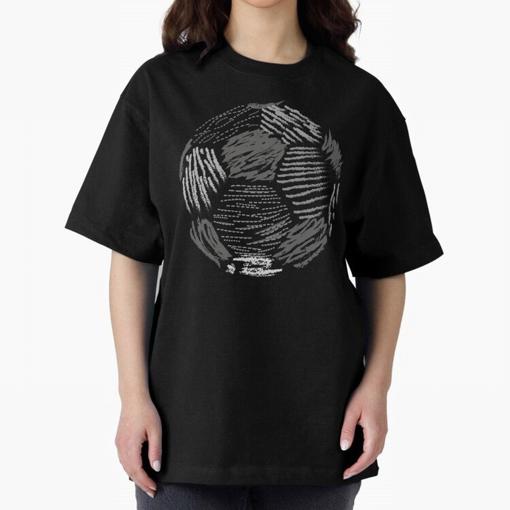 Soccer ball Oversized T-Shirt Bring Global Football Passion for FIFA World Cup 2026, Connected to Neymar, England, France and Netherlands, Football History, Final Match Energy, Crowd Noise and Once in a Lifetime Moments; Ideal for Passionate Fans