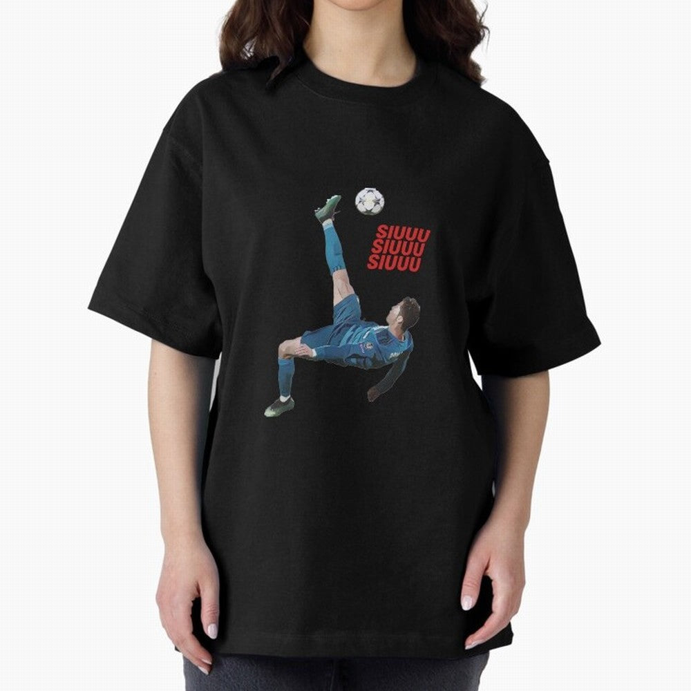 SIUUU #33 Oversized T-Shirt Join Supporters Worldwide for FIFA World Cup 2026 Inspired by CR7, Argentina and Brazil Energy, Supporter Pride, Iconic Celebrations, Legendary Names and Global Match Day Energy; Ideal for Passionate Fans Who Love
