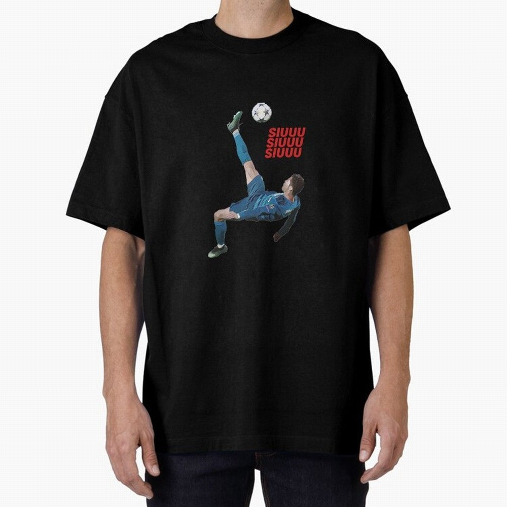SIUUU #33 Oversized T-Shirt Join Supporters Worldwide for FIFA World Cup 2026 Inspired by CR7, Argentina and Brazil Energy, Supporter Pride, Iconic Celebrations, Legendary Names and Global Match Day Energy; Ideal for Passionate Fans Who Love