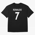RONALDO NO.7 Oversized T-Shirt Support the Legends of Global Football Passion for FIFA World Cup 2026 Group Stage, Centered on Cristiano Ronaldo, Haaland and CR7, England and Germany, Championship Spirit, Famous Goals, Roaring Crowds and