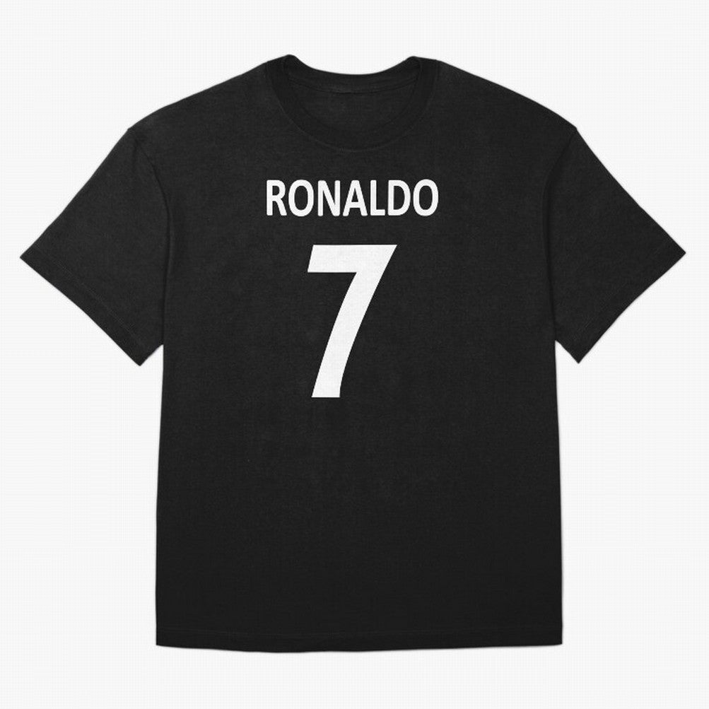 RONALDO NO.7 Oversized T-Shirt Support the Legends of Global Football Passion for FIFA World Cup 2026 Group Stage, Centered on Cristiano Ronaldo, Haaland and CR7, England and Germany, Championship Spirit, Famous Goals, Roaring Crowds and