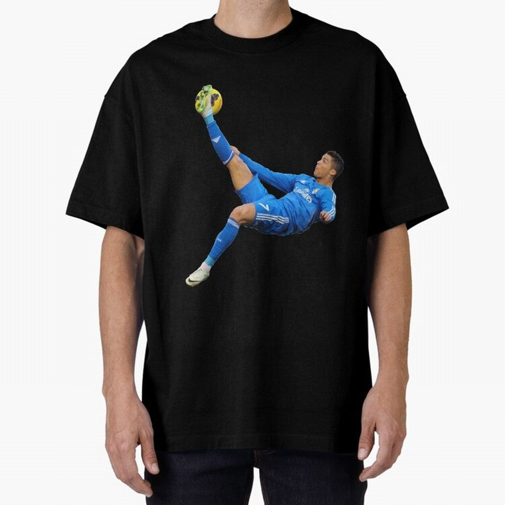 cristiano ronaldo Oversized T-Shirt Bring World Football Passion into Global Football Passion for FIFA World Cup 2026 Group Stage, Featuring Mbappe and Neymar, Argentina and Brazil, Classic Soccer Heritage, Championship Pressure, Fan Loyalty and