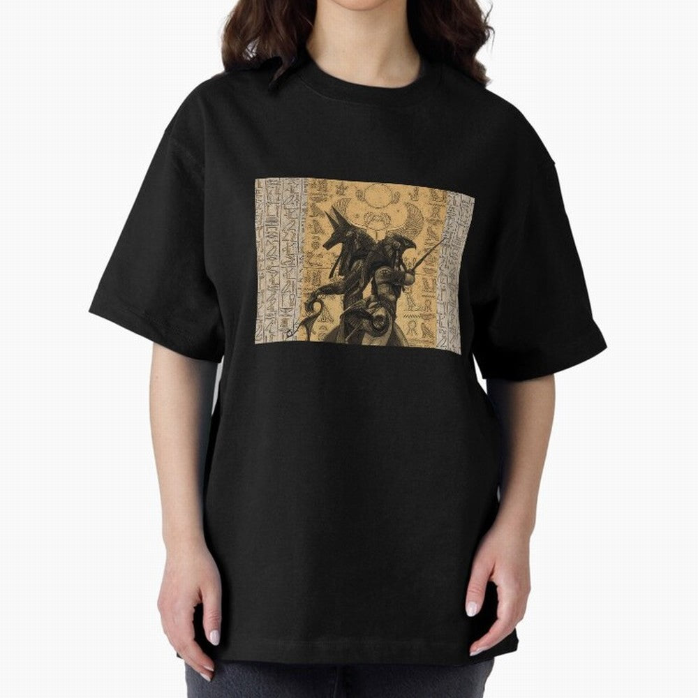 ANUBIS HORUS Oversized T-Shirt Enjoy the Biggest Football Party of FIFA World Cup 2026 Highlighting Mbappe, Brazil Energy, Goal Celebration Energy, Supporter Heritage, Football Icons and Worldwide Tournament Joy; Ideal for Football Dads, Football