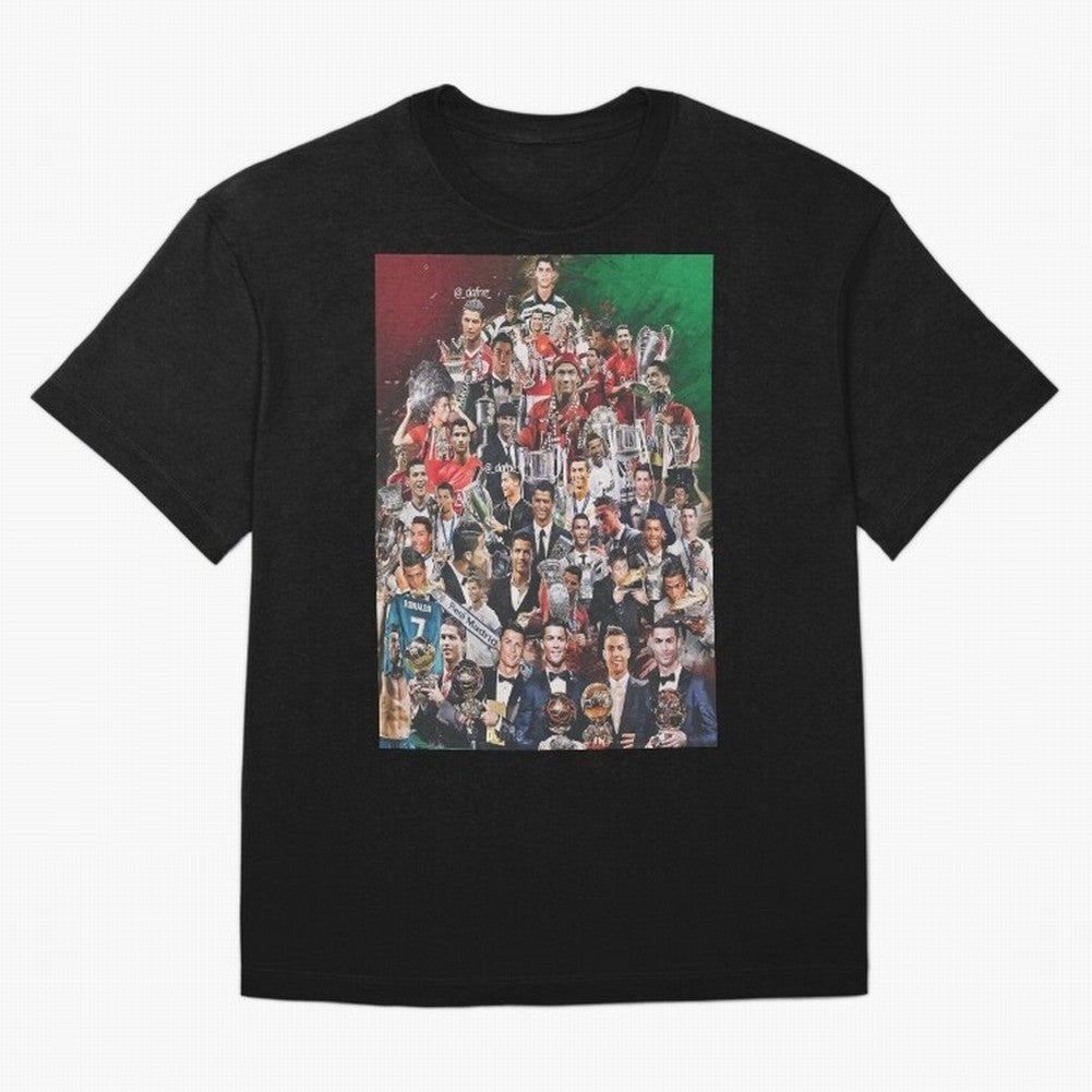 Cristiano Ronaldo (5th Ballon D'Or) Oversized T-Shirt Cheer for Match Day Hype around FIFA World Cup 2026, Neymar, Haaland and Cristiano Ronaldo, Spain and Netherlands, Soccer Culture, Superstar Moments, National Team Dreams and Competitive Fire;