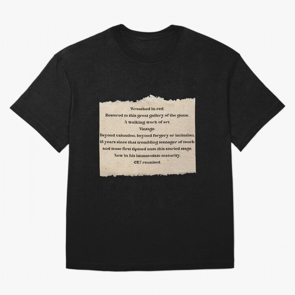 Cristiano Ronaldo Peter Drury Oversized T-Shirt Bring Retro Soccer Energy to the FIFA World Cup 2026 USA Canada Mexico Journey through CR7 Highlights, Argentina Pride, Championship Spirit, Famous Goals, Roaring Crowds and International Football