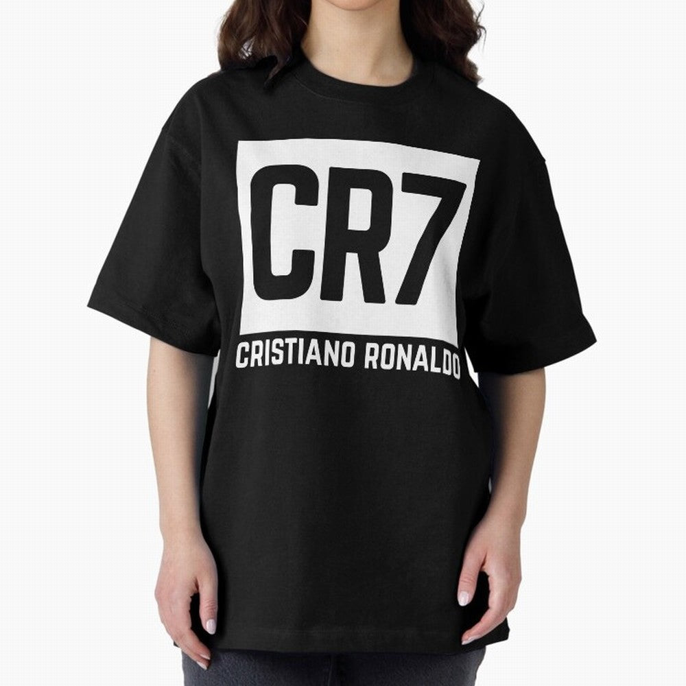 Cristiano Ronaldo white Oversized T-Shirt Fuel Your Fan Pride for Match Day Hype around FIFA World Cup 2026, Neymar, Argentina and Brazil, Tournament Hype, Historic Matchups, Family Viewing Parties and Global Sports Pride; Made for Die Hard