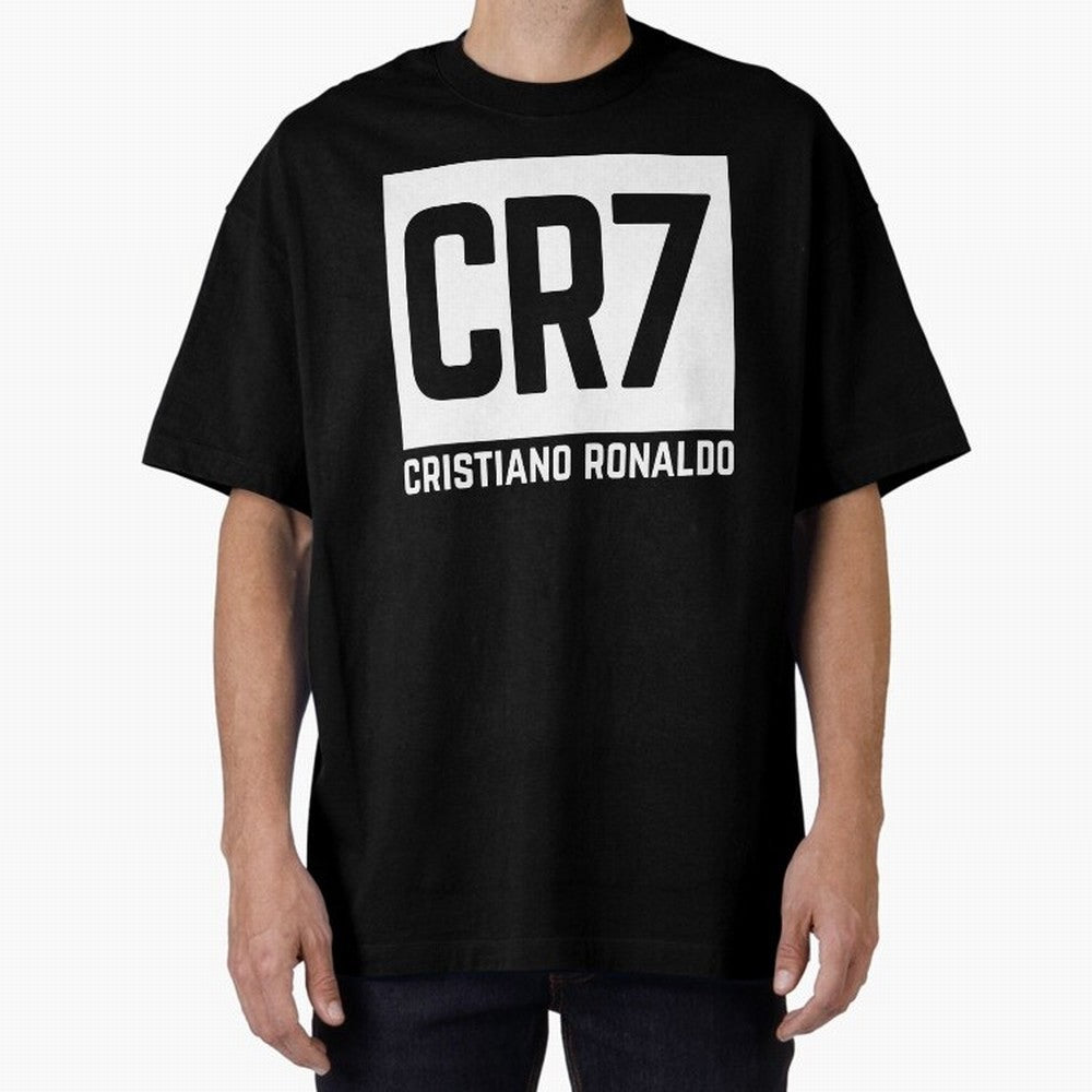 Cristiano Ronaldo white Oversized T-Shirt Fuel Your Fan Pride for Match Day Hype around FIFA World Cup 2026, Neymar, Argentina and Brazil, Tournament Hype, Historic Matchups, Family Viewing Parties and Global Sports Pride; Made for Die Hard