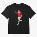 Cristiano Ronaldo Right Here Goal Celebration Oversized T-Shirt Join Supporters Worldwide for FIFA World Cup 2026 Group Stage Spirit, Capturing Portugal, Spain and Germany, Messi and Cristiano Ronaldo, Stadium Chants, National Pride, Trophy Dreams
