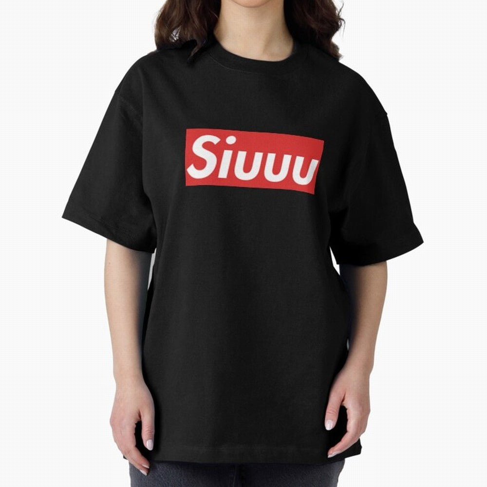 Siuu Oversized T-Shirt Show Championship Spirit for the FIFA World Cup 2026 Group Stage Journey through Mbappe Highlights, Spain and Netherlands Pride, Global Supporter Spirit, Legendary Goals, National Colors and Tournament Celebration; Created